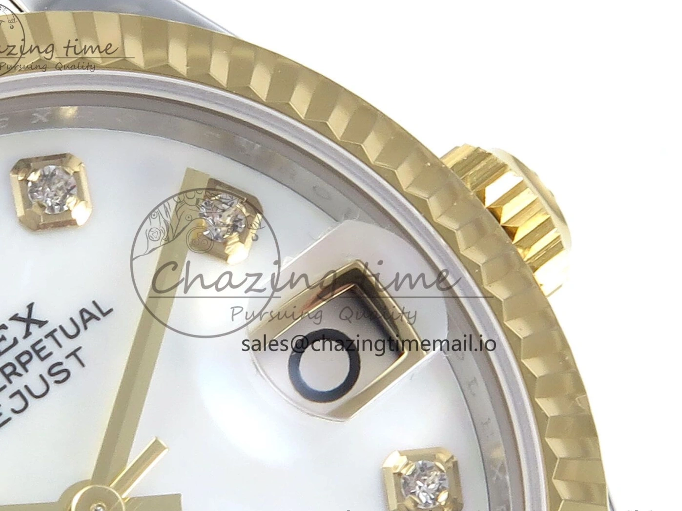 White ARF SS 904L MOP YG Best DateJust 1:1 Oyster ETA Steel 278273 Edition Bracelet 31 2688 on Dial 0110